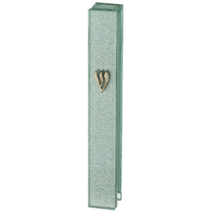 מזוזת זכוכית נצנצים 18 ס"מ